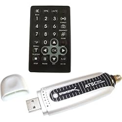 Sabrent TV-USBHD  Dual ATSC & Digital HDTV and Analog TV Tuner / Video Capture USB 2.0 Pendrive with Remote Control and Antenna Vista Ready