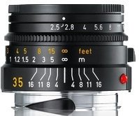 Leica 35mm / f2.5  Black E39.