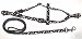 Ultralite Step-In Dog Harness & Leash Set Small 12-17 Black Paws & Bones