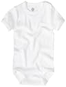 Sanetta 320500 - Body kurzarm, Basic Collection, Organic Cotton weiss