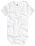 Sanetta 320500 - Body kurzarm, Basic Collection, Organic Cotton weiss