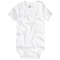 Sanetta 320500 - Body kurzarm, Basic Collection, Organic Cotton weiss
