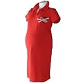 BellaDonnaModen Pfiffiges Umstandskleid Kleid Polokleid Rot