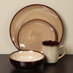 Sango Nova Brown 16-piece Dinnerware Set
