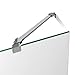 DreamLine Prism Lux 38 in. D x 38 in. W, Frameless Hinged Shower Enclosure, 3/8
