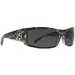 VonZipper Burnout Men's Race Wear Sunglasses w/ Free B&F Heart Sticker Bundle - Urban Gorilla Onyx/Grey