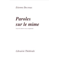 Paroles sur le mime
