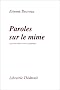 Paroles sur le mime
