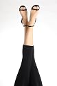 Damen Leggings Seamless 7/8, schwarz