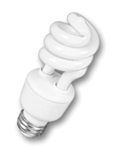 14 Watt Compact Fluorescent Spiral Light Bulb **4 PACK** / 60 Watt Incandescent Equivalent / 4100K Cool White / ENERGY STAR CFL