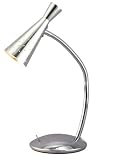 Adesso Dart Gooseneck Desk Lamp, Steel