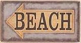 Beach Wood Rustic Sign - 