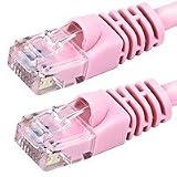 100FT Cat5e 350MHz UTP Ethernet Network Cable - Pink