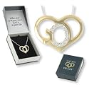 Crystal God's Heart Necklace Gift Boxed