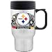 Officially Licensed NFL Travel Mug - Pittsburgh Steelers