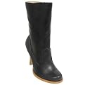 Women's Anne Michelle by Journee Mid-Calf High Heel Boots - Black