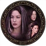 Lord of The Rings Arwen Collectors Cerramic Plate