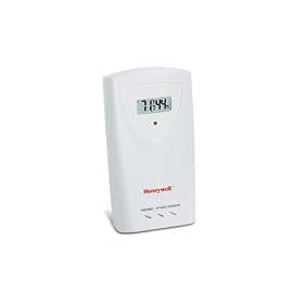 Honeywell TS34C Long Range Temperature and Humidity Sensor for Professional Weather Station TE923W, White