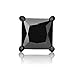 Queen Jewelers Sterling Silver Black Cubic Zirconia 7mm Princess-Cut Stud Earrings