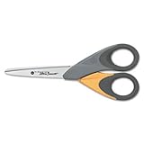 IMAGE OF New-Westcott 14102 - Titanium UltraSmooth Scissors, 7 Length, 3 Cut - ACM14102