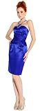 Strapless Satin Sheath Dress Formal Prom Bridesmaid Holiday Party Cocktail Gown