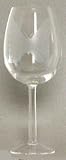 Individually Hand Etched Butterfly White Wine Glass 9" Set / 4