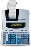 Ibico Calculator Printing 1231X 2 Colour Display and Print Tax Currency Cost Grand Total Ref IB410109