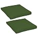 Strathwood Bradford Hardwood Armless Bar Chair Cushions, Set of 2, Solid Wasabi