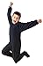 Big Feet Pjs Big Boys Junior Navy Fleece Footed Pajamas