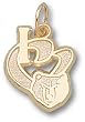 Memphis Grizzlies "I Heart Logo" 1/2" Charm/Pendant -14K/10K, Stainless Steel or Gold Plated