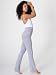 American Apparel Cotton Spandex Jersey Yoga Pant Medium-Heather Grey