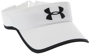 Under Armour Shadow - Visera para hombre, color blanco y negro blanco Blanc/Noir/Noir Talla:talla única