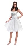 2006 Sequin Evening Silver Layers Ball Gown Dress