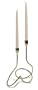 Black+Blum Loop 12-1/5 by 26 by 6-Inch Candelabra, Silver