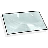 OpticLens Brand 5" x 7" Flexible Fresnel Page Magnifier Reading Aid + Solar Projects
