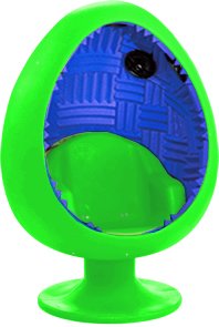 5.1 Sound Egg Chair - Bright Green/Blue
