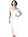 Alice & Elmer Women's Rayon Off-The-Shoulder Bandage Bodycon Dress