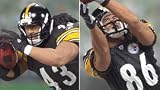 Troy Polamalu and Hines Ward Pittsburgh Steelers 6 Action Figures Exclusive NFL Superbowl Champs Set