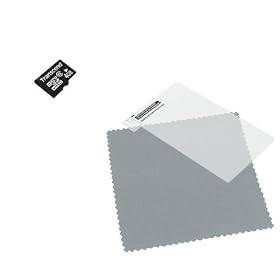 4GB Micro SD Memory Card FOR BlackBerry Pearl 8100 4 GB Blackberry BOLD And a UNIVERSAL Screen Shiled Guard for your Cell Phone by Accessory Wizard