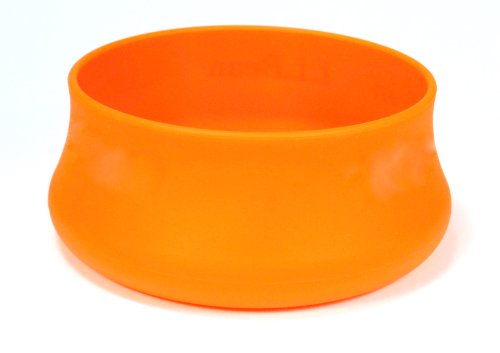 Guyot Designs Silicone Pet Bowl, Hunter Orange, 24-Ounce