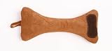 ABO GEAR DOG BONE TOY BRANDY ABO Gear Suede Dog Bone Brandy