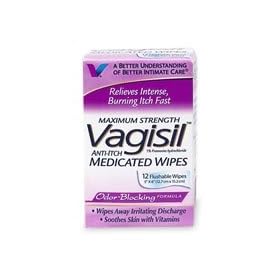 Anti-Itch Medicated Wipes Vagisil 20 Pc Wipes For Women