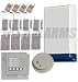 Diy Fit Burglar And Fire Alarm Wireless Autodial Home Security Burglar Intruder Alarm System Now With Built In Fire Alert And Features Pet Friendly Pir Sensors