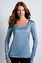 Club Collection Long Sleeve Micro Modal Scoopneck T-Shirt