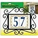 Outdoor Living : Hy-Ko #AK-TL3 Black SM Tile Addr Plaque