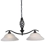 HONSEL 78422 Pendelleuchte rostfarbig antik