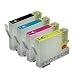 1 Set of 4 NEW VERSION 7 HIGH CAPACITY Compatible Ink Cartridges for Epson Stylus D78 D92 D120 DX4000 DX4050 DX4400 DX4450 DX5000 DX5050 DX6000 DX6050 DX7000F DX7400 DX7450 DX8400 DX8450 DX9400F S20 S21 SX100 SX105 SX110 SX115 SX200 SX205 SX210 SX215 SX400 SX405 SX410 SX415 SX515W SX600FW SX610FW BX300F Compatibles TO711 TO712 TO713 TO714 TO715 T0711 T0712 T0713 T0714 T0715 TO891 TO892 TO893 TO894