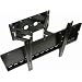 Mount World Dual Arm Articulating Mount for 32-55 Plasma LCD TVs (Black Color)