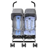 Maclaren Rally Twin Stroller Blue Fleur 2006 A102321