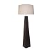 Von Floor Lamp - Black Leather (65")